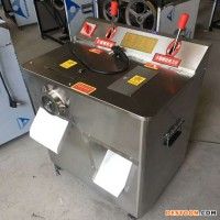 廠家直銷優(yōu)質(zhì)不銹鋼凍肉絞肉灌腸機 入料口大進料通暢 生產(chǎn)效率高
