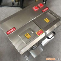 商用不銹鋼電動絞切機肉絲肉片灌腸大功率多功能全自動絞肉灌腸機