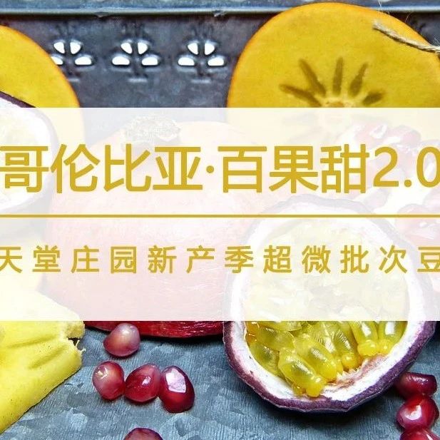 天堂莊園新豆 折嘗鮮，愛就帶走~