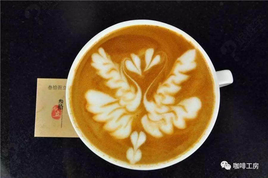 拉花進(jìn)階 ▏?yán)ńM合圖案 ，雙天鵝，雙樹葉，郁金香拉花組合圖案