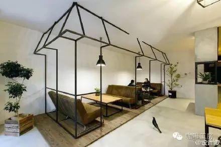 簡單日式咖啡館室內(nèi)設(shè)計，就想要開個咖啡館~